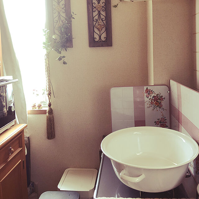 Kuniの野田琺瑯-野田琺瑯 たらい 40cm 大 洗い桶 取っ手付き 日本製 の家具・インテリア写真