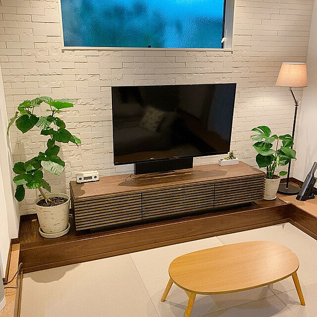 cocoaの-ACCORD 幅180cm TV台 テレビボード 正規ブランド ローボード テレビ台 ホワイトオーク材 オプションで壁掛けパネル + 金具スイングアーム 産地直送価格の家具・インテリア写真