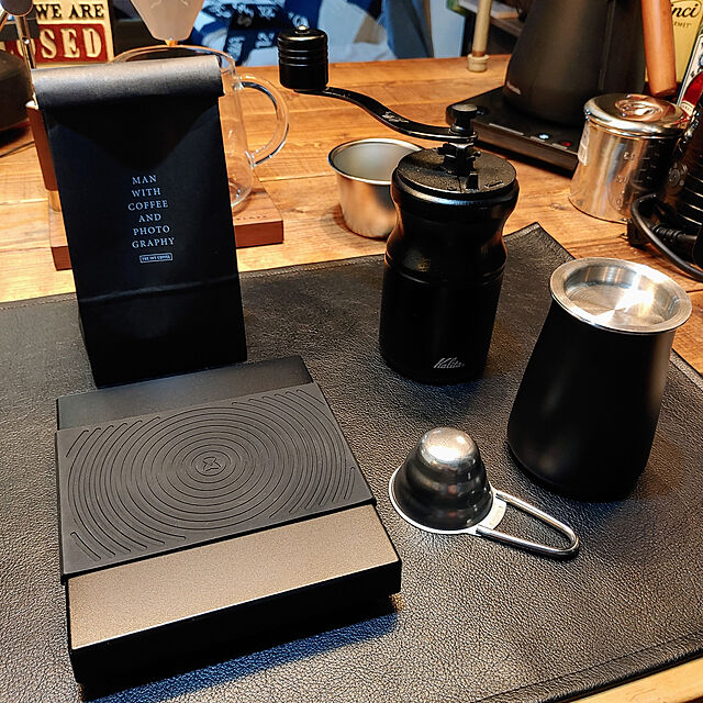 maruのLUXWELL-LUXWELL ステンレス製 コーヒーふるい コーヒーフィルター 手作りコーヒー用 金属メッシュ 家庭用 ビジネス用,黒の家具・インテリア写真