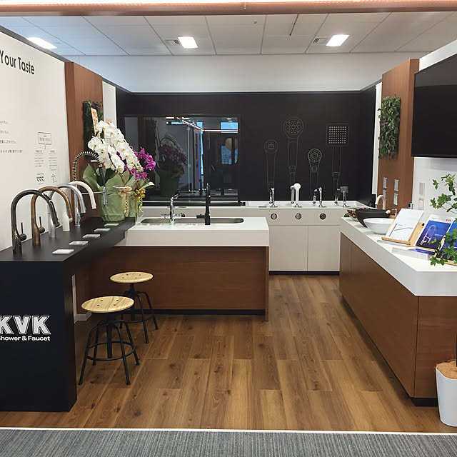 最大81％オフ！ DYHショップKVK シングル混合栓 eレバー マット