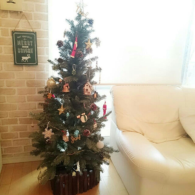 momo.cherryの-スノーハイグレードクリスマスツリー120cm 北欧の家具・インテリア写真