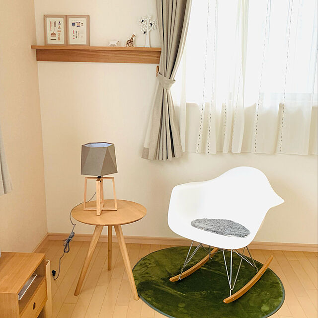 akmama_khのウィルリミテッド-北欧 ロッキングアームシェルチェア RAR カフェ風 ナチュラルチェア 北欧 ロッキングアームシェルチェア RAR デザイナーズ チェアー 椅子 木脚 木製 リプロダクトの家具・インテリア写真