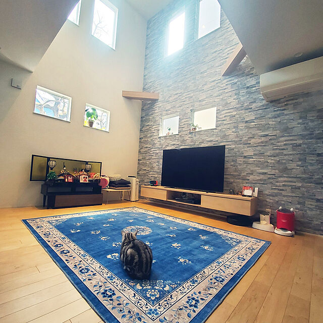 emiの萩原-洗えるフランネルラグ ミュゲの家具・インテリア写真