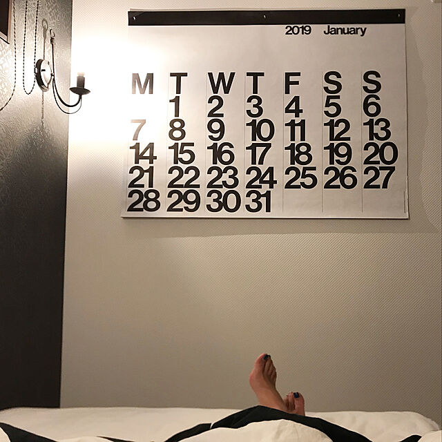 写真付きレビュー 送料無料 ステンディグカレンダー 23 Stendig Calendar カレンダー 壁掛け 大判 カレンダー モノトーン 正規販売店 おしゃれの通販商品 口コミ情報 Roomclipショッピング