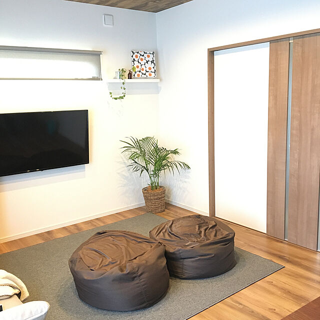 seiのニトリ-ビーズソファカバー 大(ソリッド2BR) の家具・インテリア写真