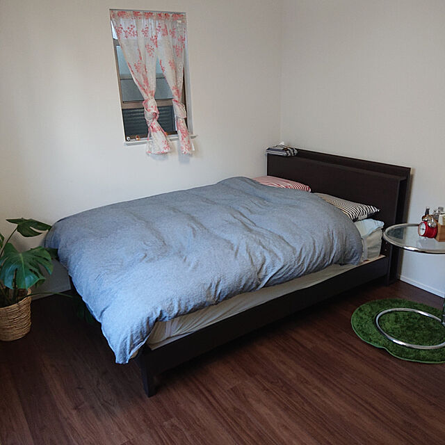 kanacapriccioのニトリ-ダブルベッドフレーム(カイト3 MBR LEG) の家具・インテリア写真