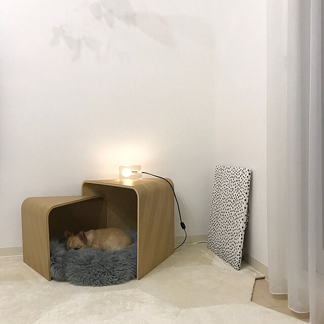 haruhinaの十一-Block Lamp Miniブロックランプ・ミニ DESIGN HOUSE stockholm(デザインハウス ストックホルム)スウェーデン 北欧テーブルランプの家具・インテリア写真
