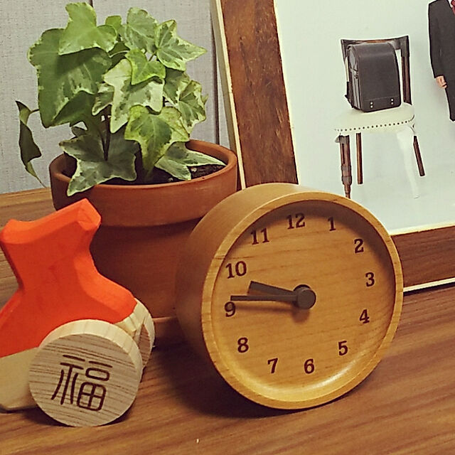accoのタカタレムノス-Lemnos MUKU desk clock レムノス ムク デスククロック 置き時計/おき時計の家具・インテリア写真