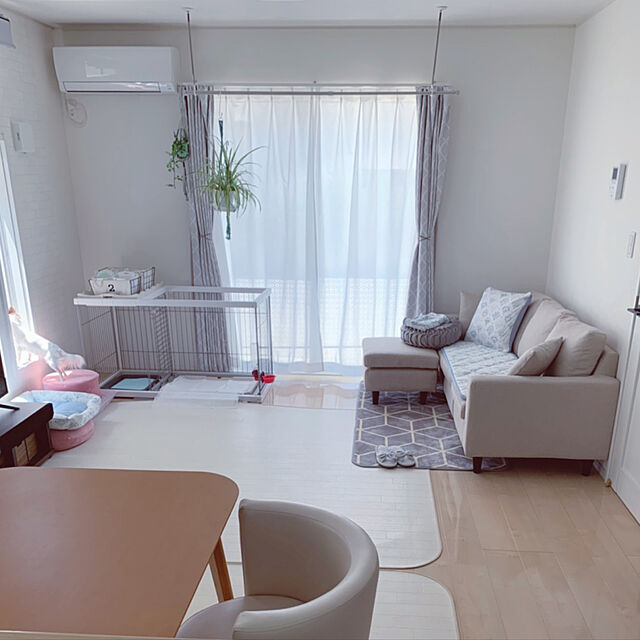 makoのニトリ-ルームサンダル(メッシュ リボン GY M) の家具・インテリア写真