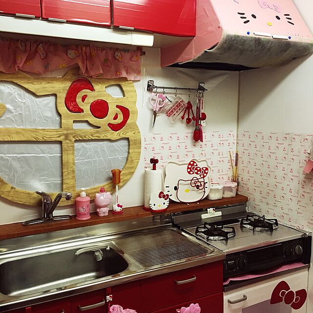 doalaのサンリオ-【ハローキティ】調味料入れ　ハート ピンク☆新生活シリーズの家具・インテリア写真