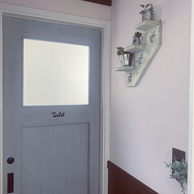 usagiの-AXCIS アクシス DIY リフォーム 新生活 トイレサインブラックの家具・インテリア写真