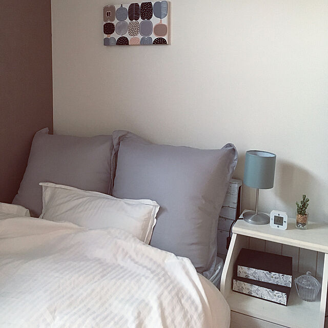 m.me.3のニトリ-ジャンボクッションカバー(パターンGY) の家具・インテリア写真