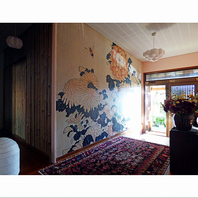 nikkoriの-自然 パターン 模様の壁紙 輸入 カスタム壁紙 PHOTOWALL / Bamboo Texture (e25470) 貼ってはがせるフリース壁紙(不織布) 【海外取り寄せのため1カ月程度でお届け】 【代引き不可】の家具・インテリア写真