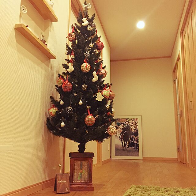 ochirinのクリスマス屋-クリスマス屋 クリスマスツリー 木製ポット スリム (150)の家具・インテリア写真