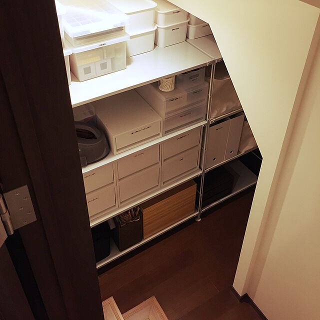 nagi-wの無印良品-重なる竹材長方形ボックス・大の家具・インテリア写真