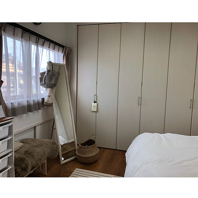 a..yaのイケア-【IKEA Original】TORSLEV -トルスレーヴ- ラグ 平織り ストライプ ホワイト ブラック 80x150 cmの家具・インテリア写真