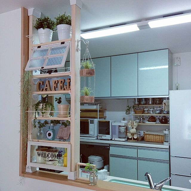 miyuの村田屋産業-村田屋 アンティーク調 窓枠型の壁掛け棚 バロックウッドウィンドウ ホワイト 5305の家具・インテリア写真
