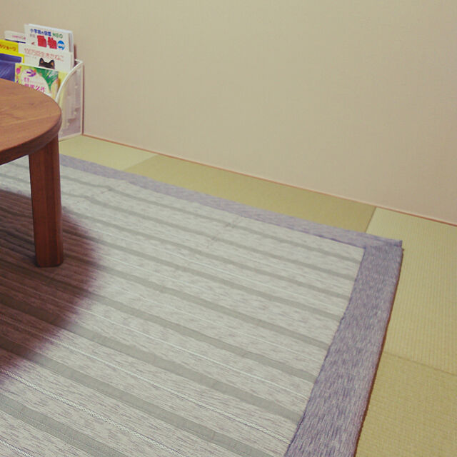 Yoshi55goの-洗えるしじら織キルトラグの家具・インテリア写真
