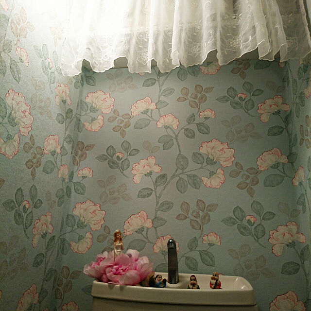 m.retoroの-壁紙 のり付き のりなし シンコール ベスト フラワー 花柄 リーフ柄 おしゃれ クロス BB1753の家具・インテリア写真