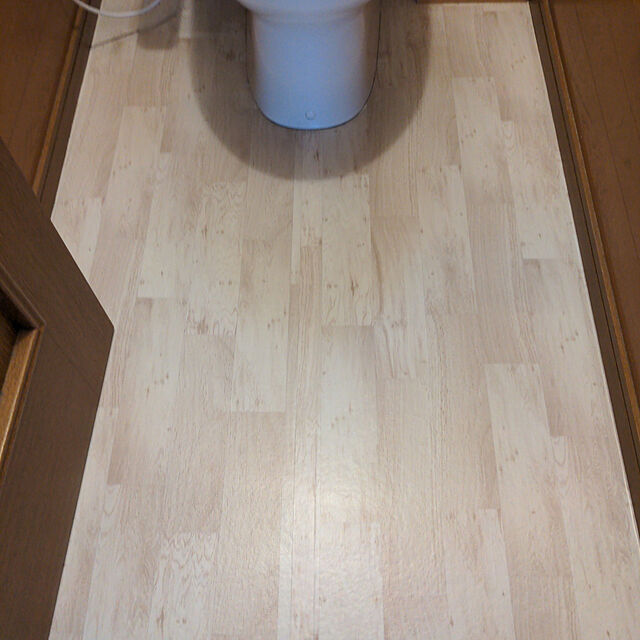 momokan566の-【ベルメゾン】リノベもできるトイレ汚れ防止シート <トイレ床用/床全面用>【選べる5色】の家具・インテリア写真