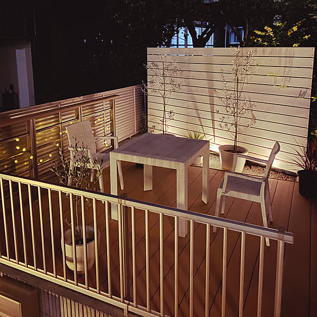 takeshiの不二貿易-不二貿易 ガーデン ステラチェア 肘付き プラスチック 座面高45cm ホワイト 中型の家具・インテリア写真