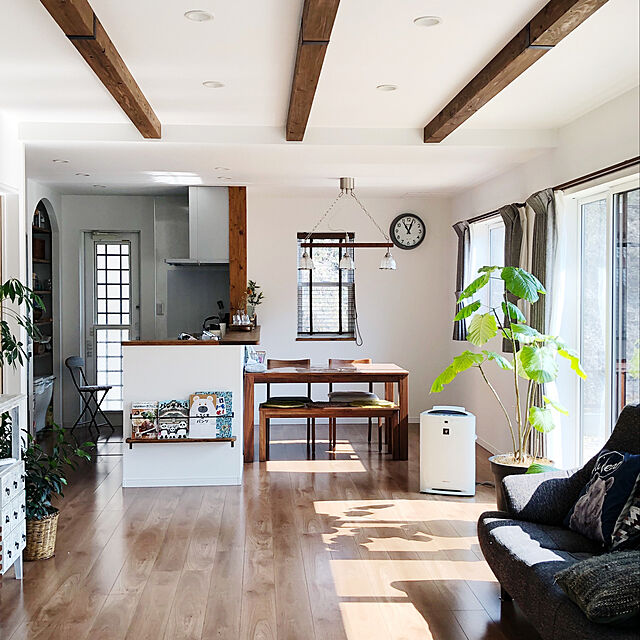 NoooAのニトリ-クッションカバー(LN ハイベア) の家具・インテリア写真