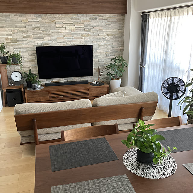 Mihiroのニトリ-ランチョンマット(マルブル BE) の家具・インテリア写真