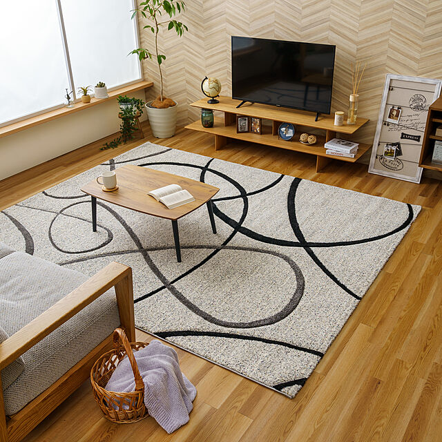 IKEHIKOのイケヒコ・コーポレーション-ウィルトン織り　ラグ　エステラ　【イケヒコ】の家具・インテリア写真