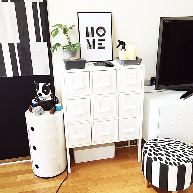 mimi6996のイケア-【IKEA/イケア/通販】 SPRUTT キャビネット 引き出し付き, ホワイト(30294020)の家具・インテリア写真