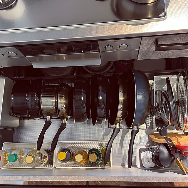 ssk.mの-サーモス フライパン 9点セット ガス火専用 鍋 20cm 26cm 鍋 18cm 24cm 食洗機対応 オーブン 取っ手のとれる フライパンセット 軽量 深型 ブルー レッド KSC-9Aの家具・インテリア写真