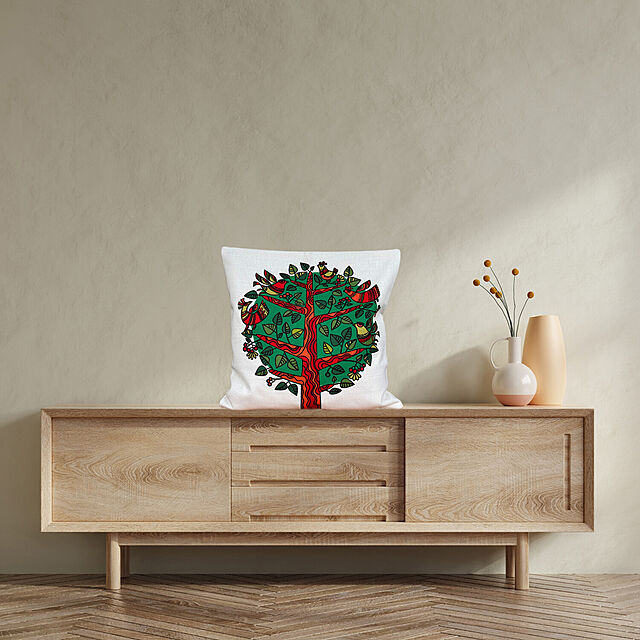 Kitoplusの-森のクッション Fairy Tree design –ヒノキの香り－の家具・インテリア写真