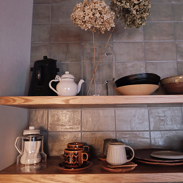 f.の-イギリス ヴィンテージ食器 ホーンジー エアルーム ブラウン コーヒーカップ ソーサー #191224-2の家具・インテリア写真