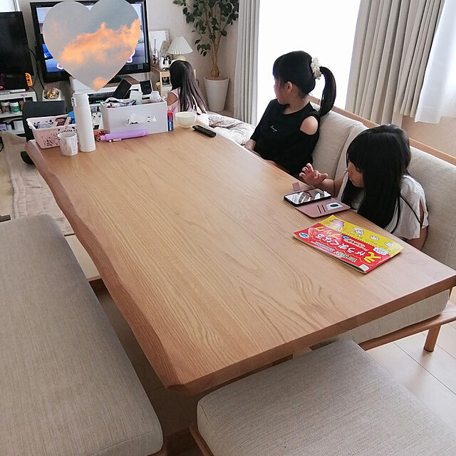 tomomiのニトリ-ダイニングベンチ(オークエスト NA/IV) の家具・インテリア写真