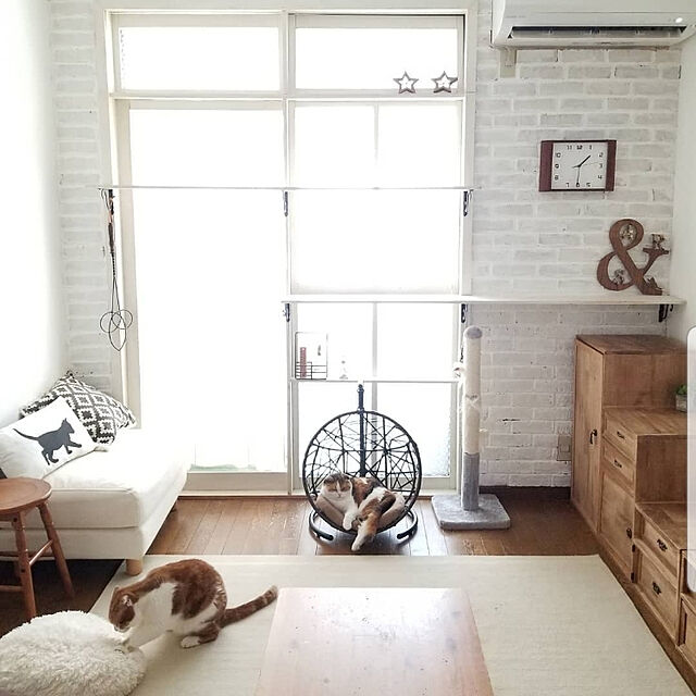 mikiの-Mwpo★キャットタワー 猫 タワー 送料無料 爪とぎ おしゃれ 室内 据え置き 人気 運動不足 安定 コンパクト かわいい 麻紐 小型Mwpo-74の家具・インテリア写真