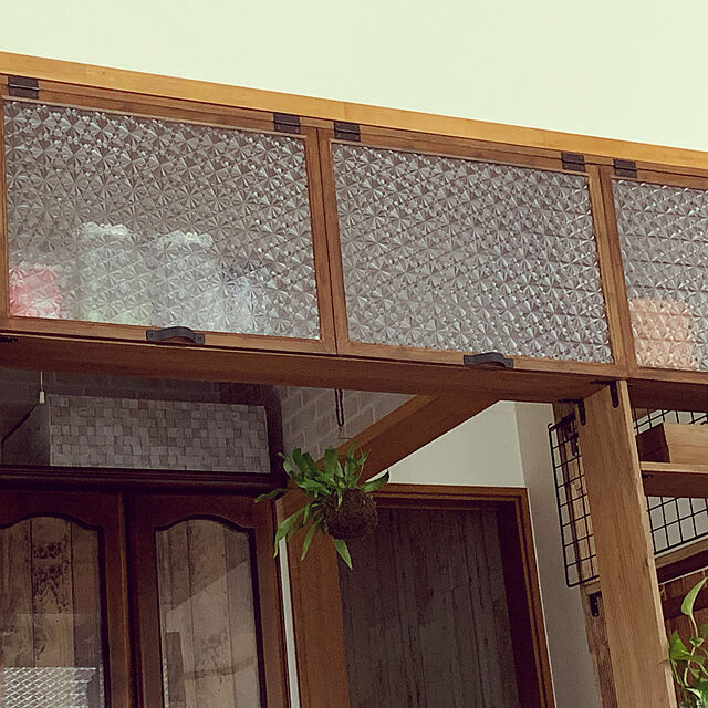 Rumikoの-窓飾りシート(ガラスフィルム) 92x90cm 明和グラビア [窓 目隠し UV紫外線99%カット プライバシー保護]の家具・インテリア写真