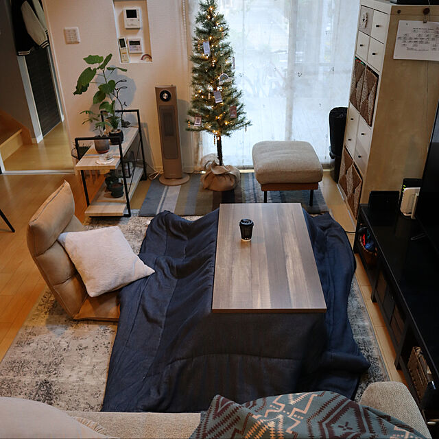 ayasanの-クリスマスツリー おしゃれ 北欧 150cm 高級 ジュートバッグニードルツリー オーナメント 飾り セット なし ツリー スリム Xmas treeの家具・インテリア写真
