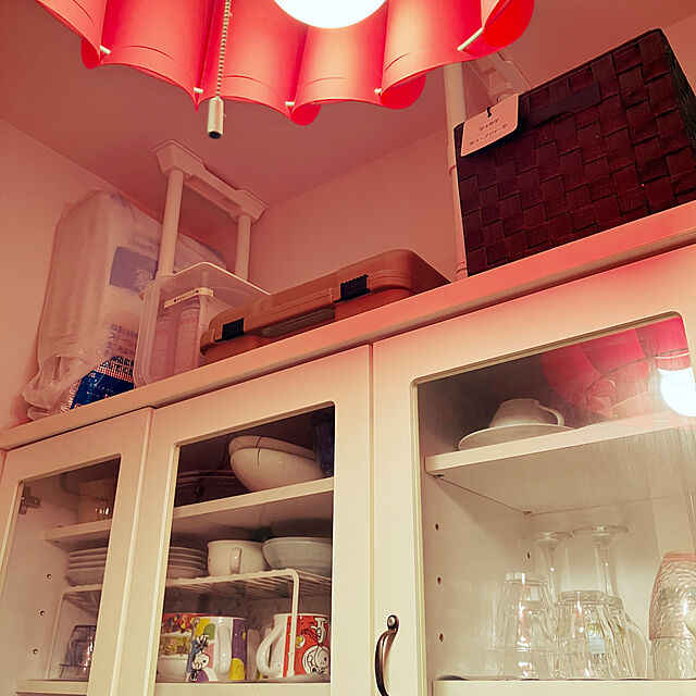 koshiregutyoのニトリ-バスケット ティクス ワイドテーパー ダークブラウン の家具・インテリア写真