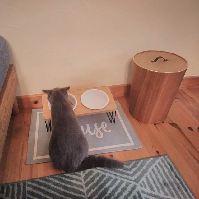 お試し価格！】 FUKUMARU 犬猫用スタンド付きセラミック食器