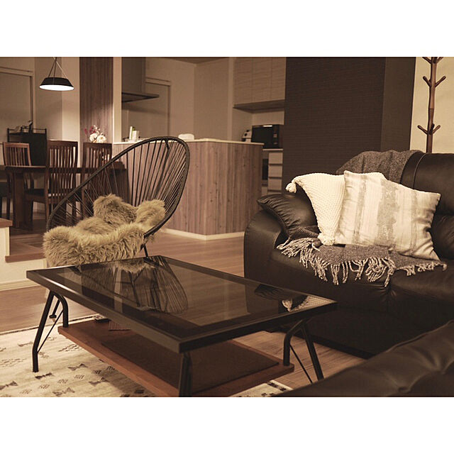 saayaの-セール クッションカバー 45×45 タッセル 付き 柔らか ニット クッション カバー 北欧 おしゃれ 無地 インテリアの家具・インテリア写真