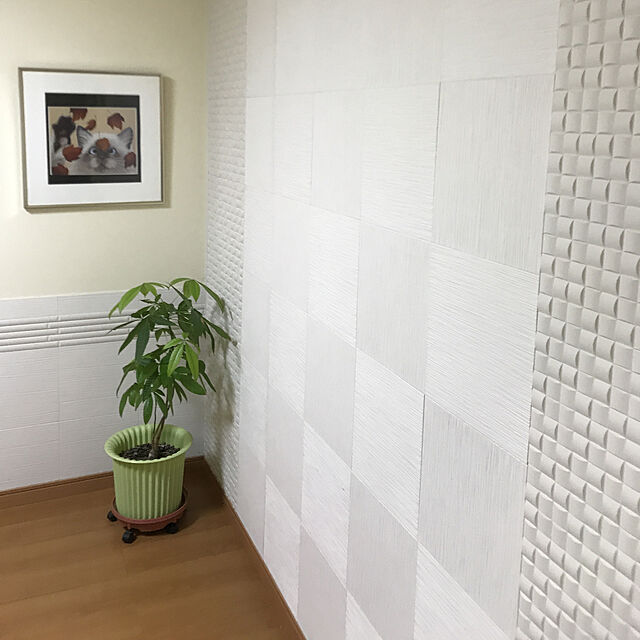 mizucchiの-INAXエコカラットアルミ製　壁用装飾見切り材壁見切りC2700×10CmmSM-2700C/G-10・ S-10・ W-10＊ 画像のカラーはホワイトの家具・インテリア写真