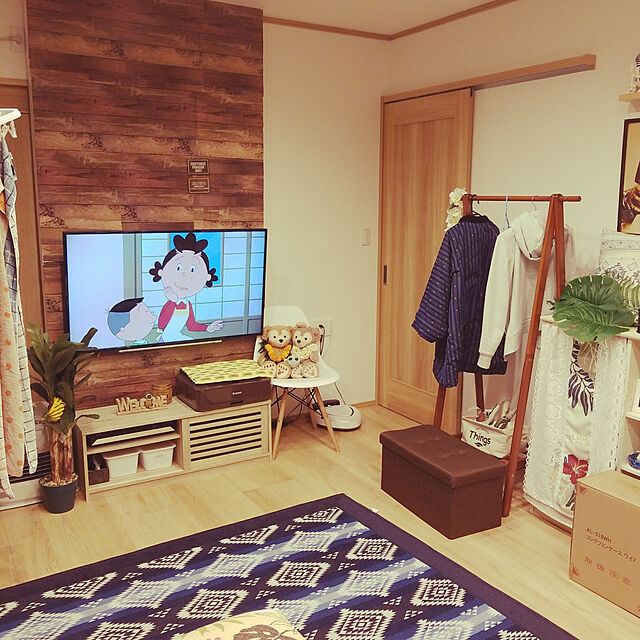 7himekoの-川口技研 室内物干しホスクリーン SPCL-W あす楽の家具・インテリア写真