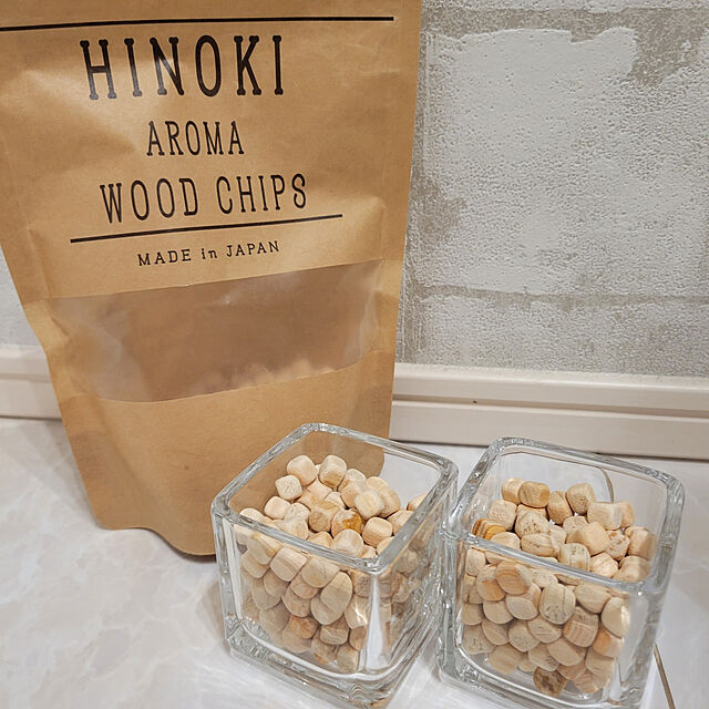 maruの-在庫限り！ 『HINOKI AROMA WOOD CHIPS ヒノキアロマウッドチップス 約180g』の家具・インテリア写真