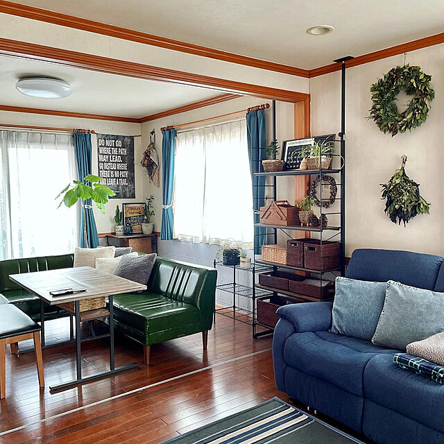 haruのニトリ-クッションカバー(プードル GY) の家具・インテリア写真