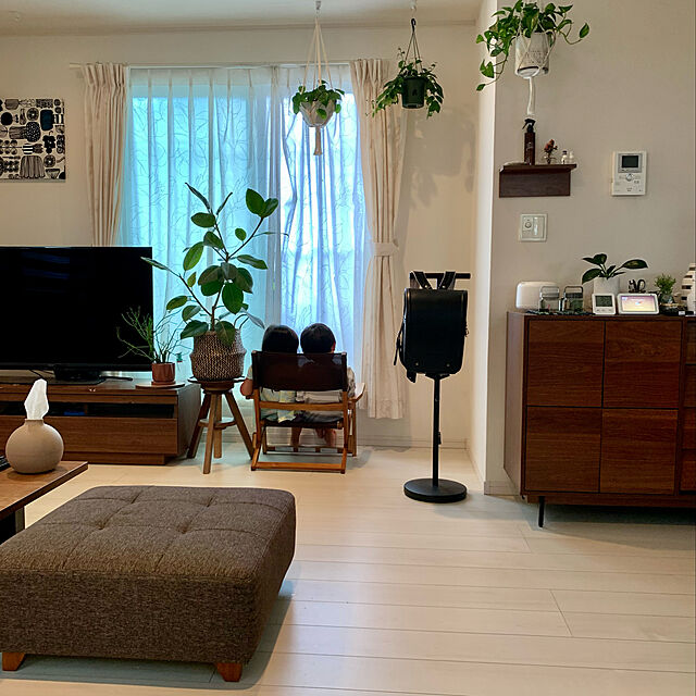 sakiのニトリ-ランドセル収納スタンド(ブラック) の家具・インテリア写真