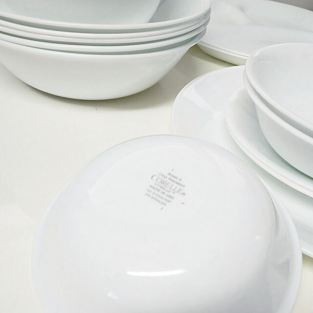 pipiのパール金属-コレール 食器 6枚セット ホワイト | コレール 食器 セット お皿 セット 柄 おしゃれ 北欧 大皿 深皿 中ボウル ウインターフロスト CP-9610の家具・インテリア写真