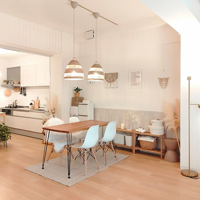 Mikaのイケア-TIPHEDE ティプヘデ ラグ 平織りの家具・インテリア写真