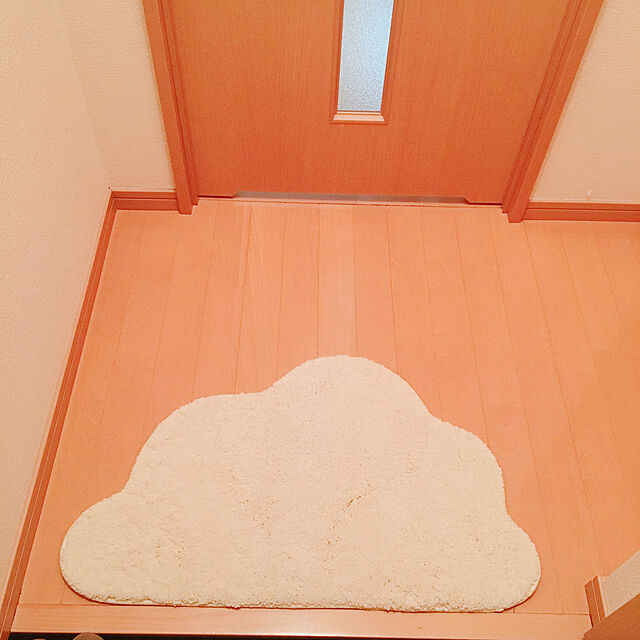 hitomi14の-玄関マット 雲 マット  マイクロファイバー変形マット くも 45×75cmの家具・インテリア写真