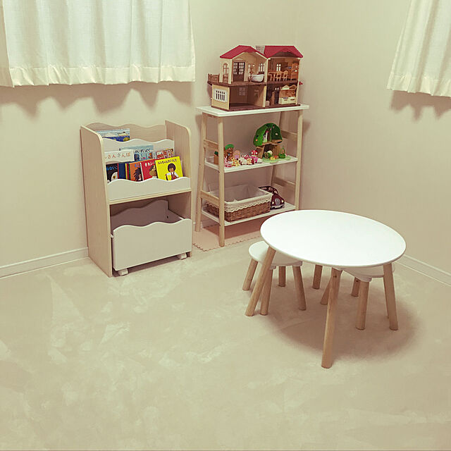 sayakaのニトリ-キッズラック(キッピ WH) の家具・インテリア写真