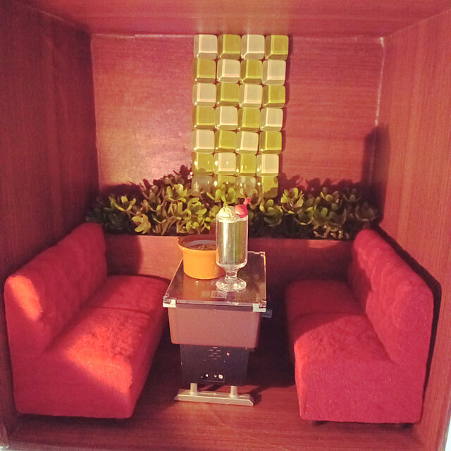 mahiro34のケンエレファント-純喫茶ミニチュアコレクション 純喫茶のある風景 全5種セット ミニチュア コンプリートセットの家具・インテリア写真