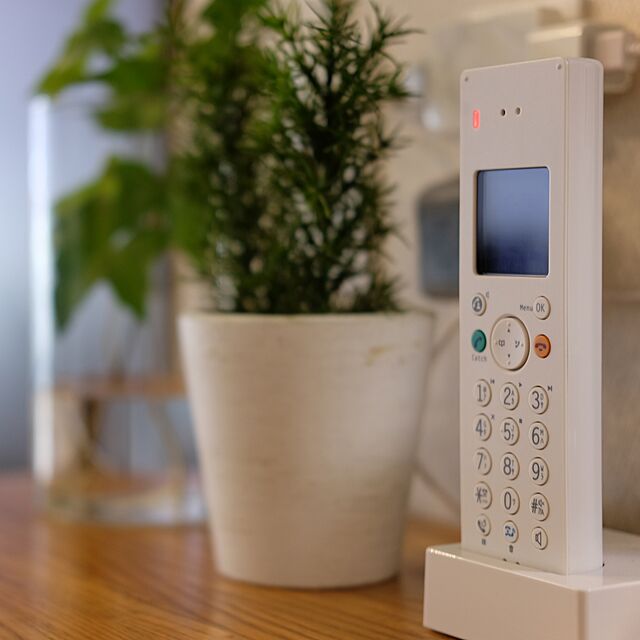 Eg-MNのプラマイゼロ-プラスマイナスゼロ ±0 DECTコードレス 電話機 ホワイト XMT-Z040 (W)の家具・インテリア写真
